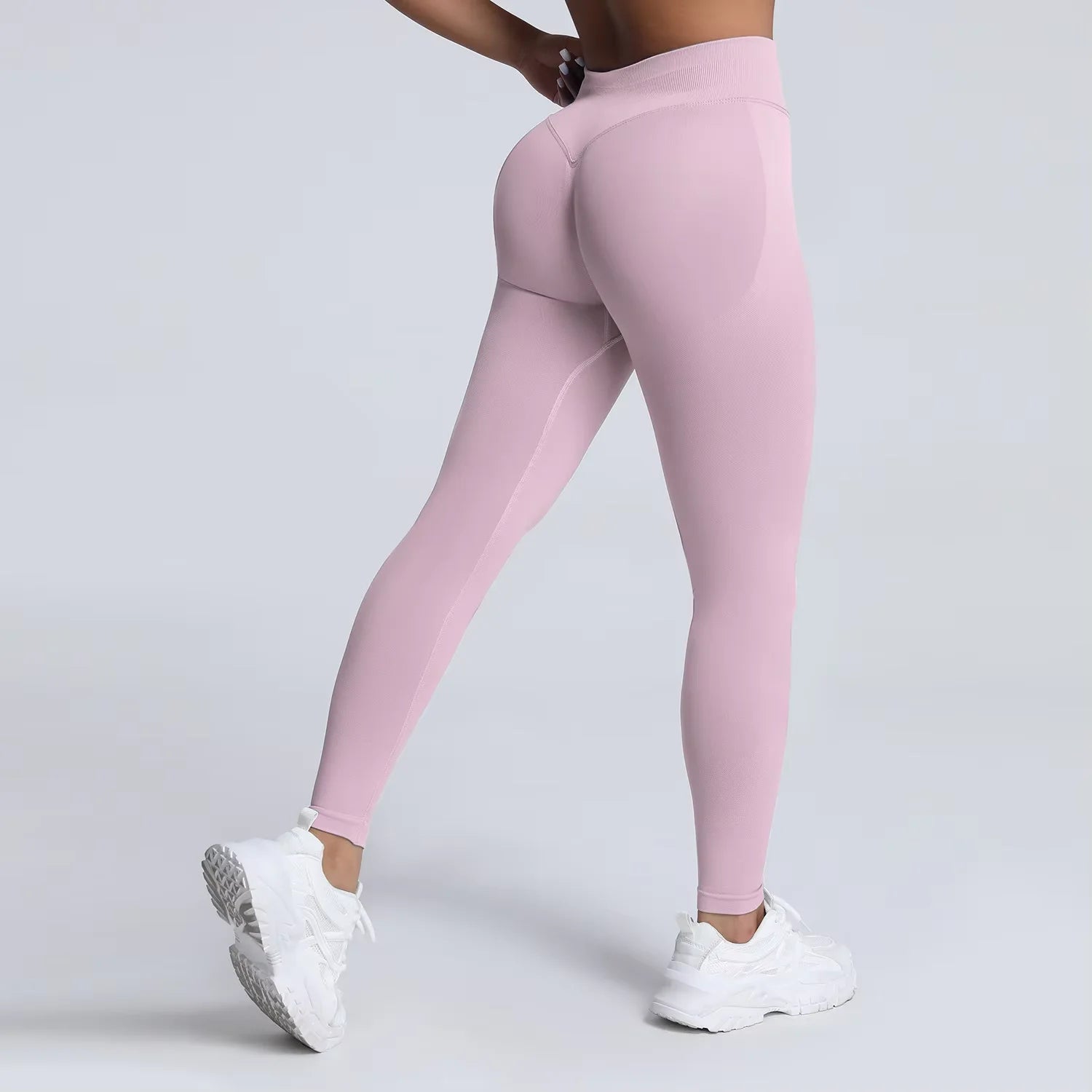 VEQKING Scrunch Butt Women Yoga Pants Seamless Sports Leggings Low Waist Gym Fitness Tights Quick Drying Fall Warm Workout Pants